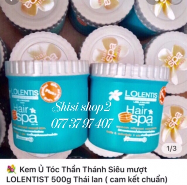 Combo 10 Hũ Kem Ủ Hấp Tóc Lolentis Hair Spa Thái lan 500g