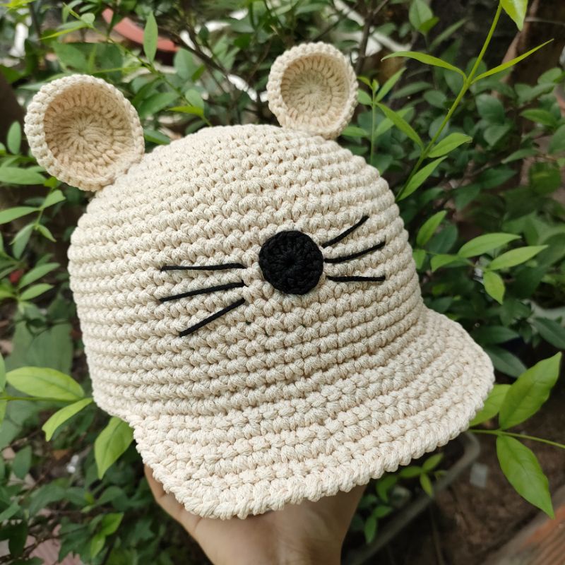 Nón Lưỡi Trai Hình Chuột Cho Bé