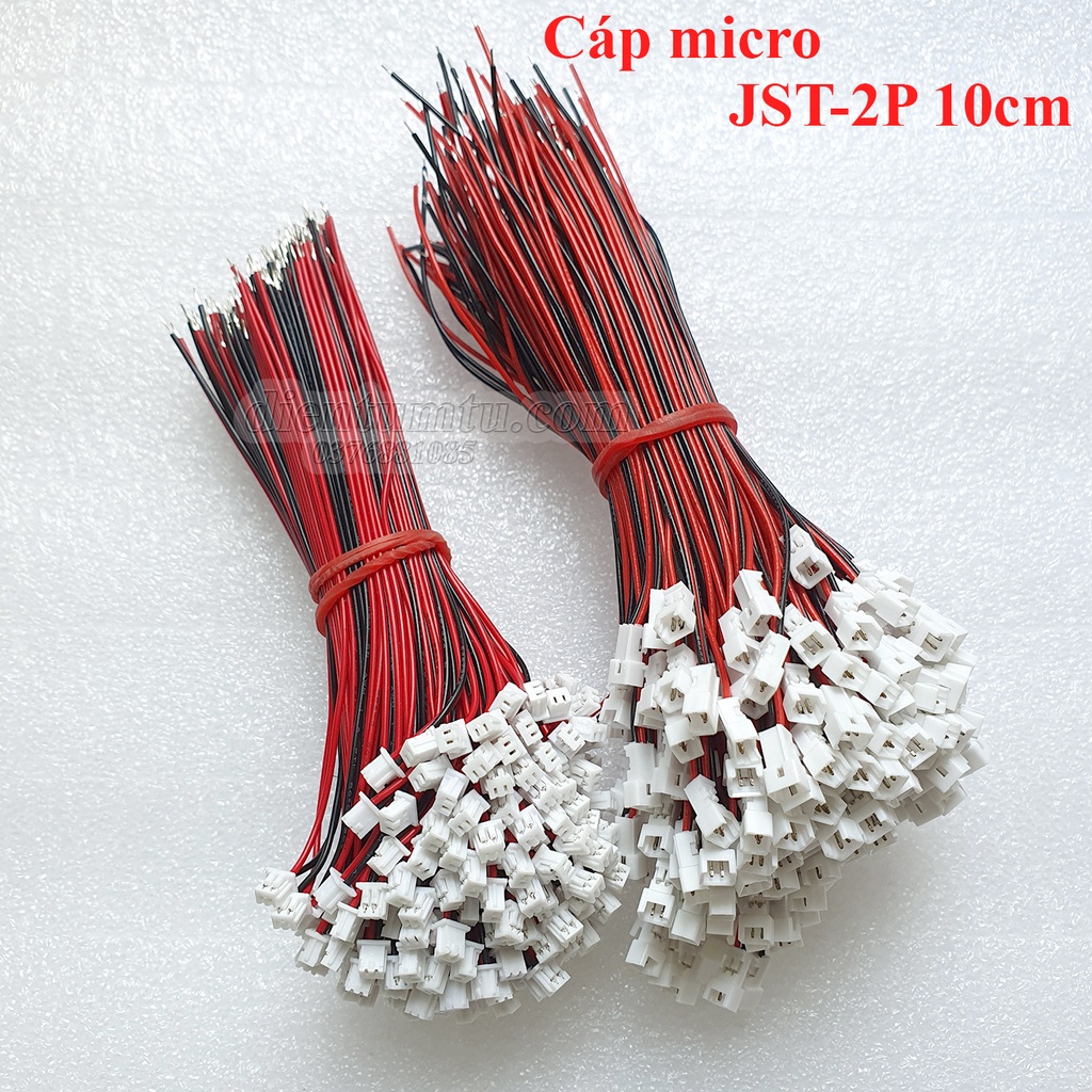 Cáp Micro JST ZH1.25 1.25mm 2P - Cáp nguồn Pin , Cáp Tín Hiệu
