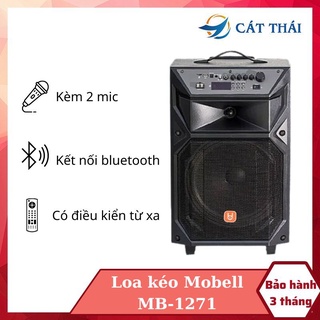 Loa kéo di động mobell mb-1271, loa di động 3 tấc, siêu bền, max 350w