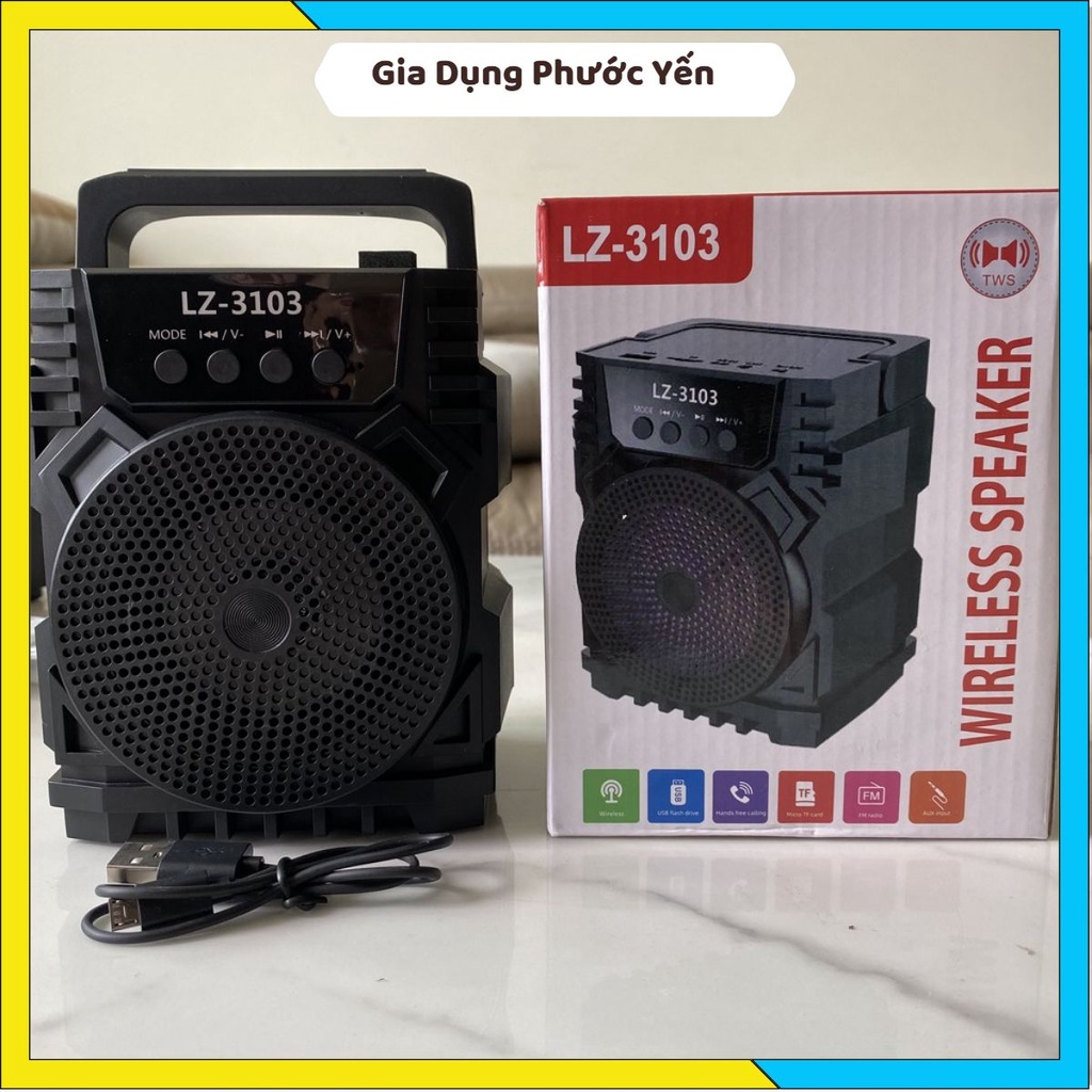 Loa Bluetooth Không Dây Model LZ-3103 Âm Thanh Sống Động