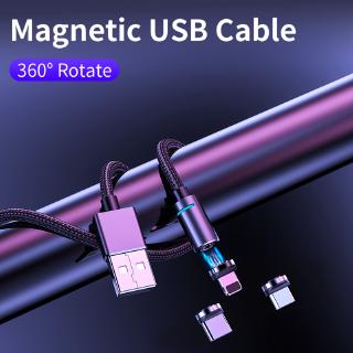 Dây Cáp Sạc Nhanh 3A Nam Châm Đầu Micro Usb Type-C/ios