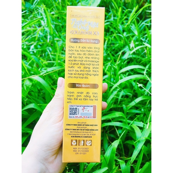( Hàng chuẩn ) Sữa rửa mặt colagen X3