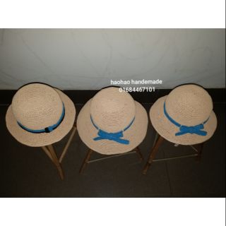 Combo mũ sợi cọ mẹ và con 650k