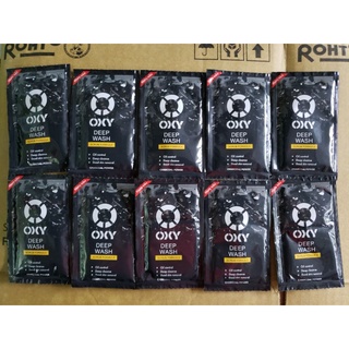 Combo 10 gói OXY DEEP WASH SCRUB FORMULA gói 3g (mẫu dùng thử)