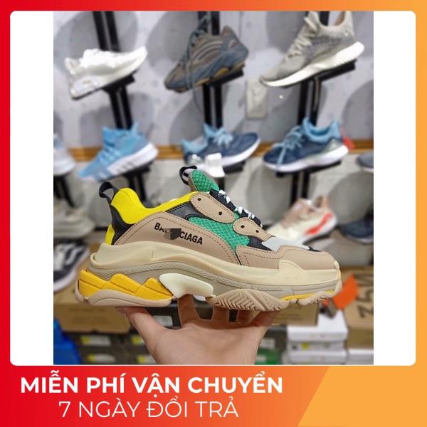 (⚡️Tặng Full bok + vớ + quà ⚡️) Giày sneakers B.LEN nam nữ tăng chiều cao 6cm êm chân nhiều màu GL 872