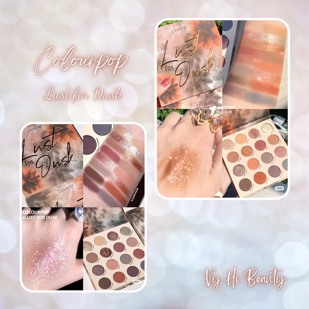 Bảng mắt Colourpop Lust for Dusk 16 ô