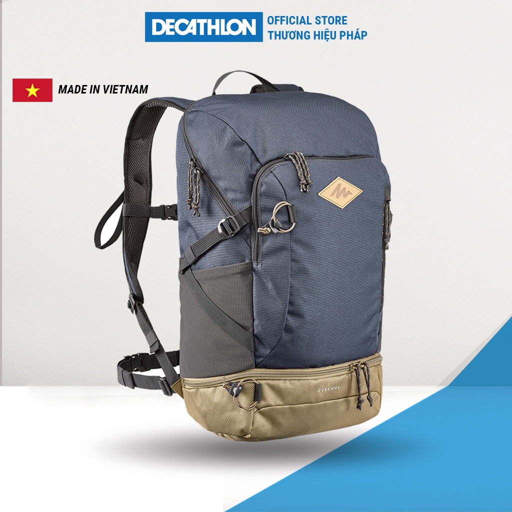 Balô leo núi hiking QUECHUA NH500 30L - Xanh navy