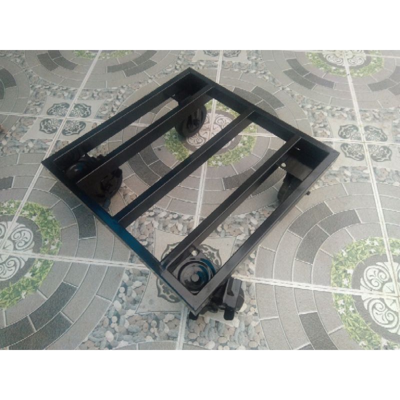 Kệ kê chậu cây. Bánh xe tải >300kg. Vuông 40x40cm & 50cmx50cm. hộp thép 2x4cm