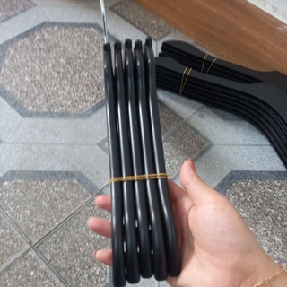 Móc nữ dẹt đen size dành cho đồ nữ combo 10 móc