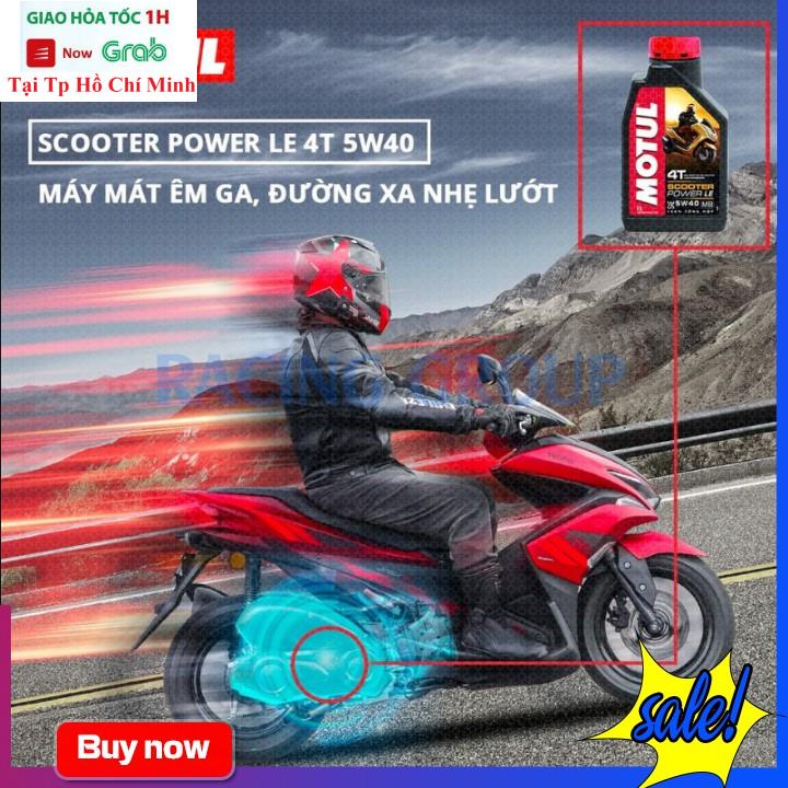 Nhớt Máy Motul Scooter Power Le 5W40 0.8L - Nhớt Pháp Chính Hãng Dùng Cho Xe Ga