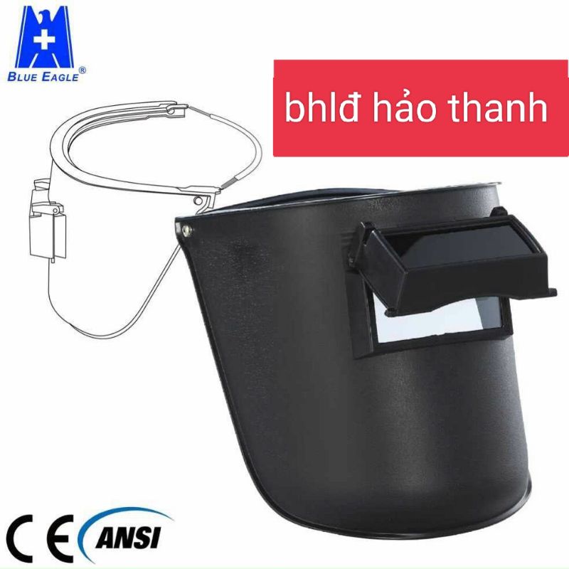 mặt nạ hàn gắn mũ bảo hộ (nhập khẩu đài Loan)