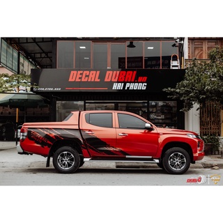 Tem nguyên bản thể thao xe Mitsubishi Triton