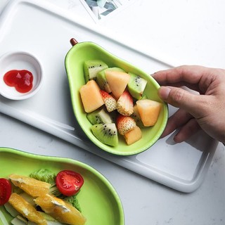 Bát ăn dặm sứ hình quả bơ size to