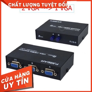 [HDMusictechnology] Bộ Chia Tín Hiệu VGA 2 Cổng Vào 1 Cổng Ra Màn Hình LCD, Máy Chiếu