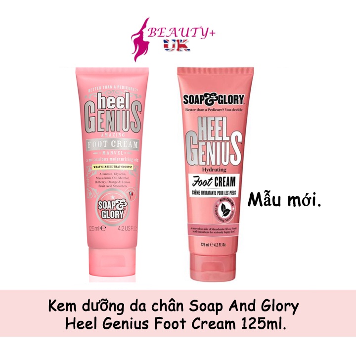 Kem dưỡng da chân Soap And Glory Heel Genius Foot Cream 125ml