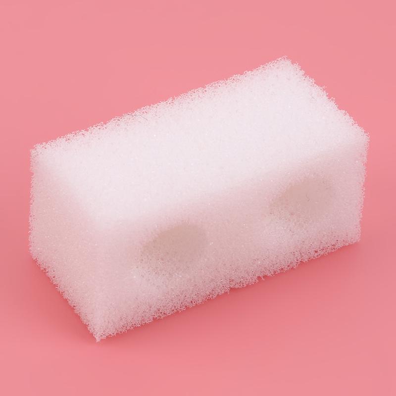 White 100pcs Composed Hydroponic Vegetable Planting Square Seedling Sponge Block