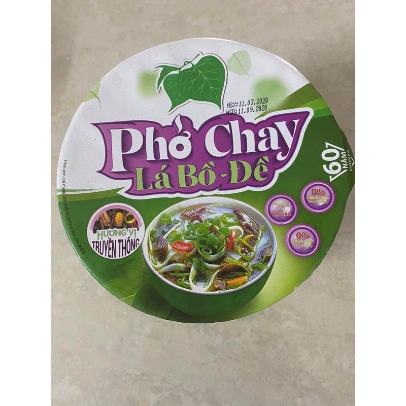 Phở Tô Chay Lá Bồ Đề ( Thùng 6 Tô )