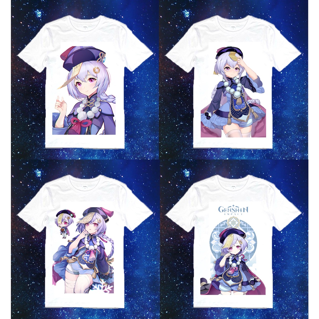 Áo Phông Qiqi-Genshin Impact / áo hình qiqi genshin impact