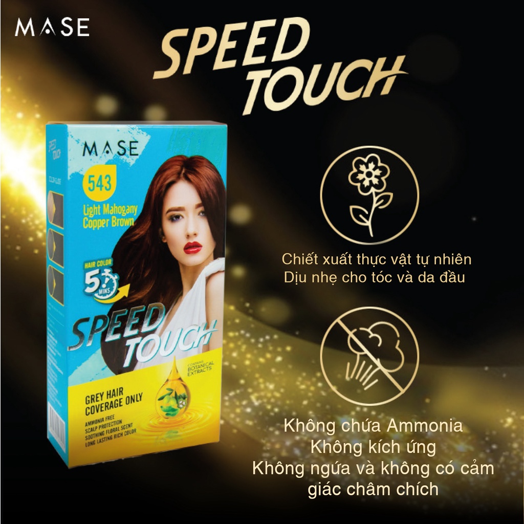 Thuốc Nhuộm Tóc Phủ Bạc Speed Touch - 5 phút
