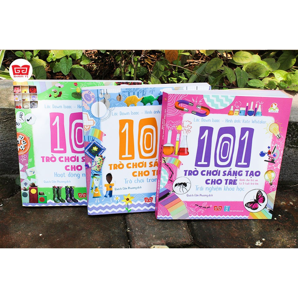 SÁCH - Trò chơi sáng tạo: 101 trò chơi sáng tạo cho trẻ (3 tập) (5 tuổi +)