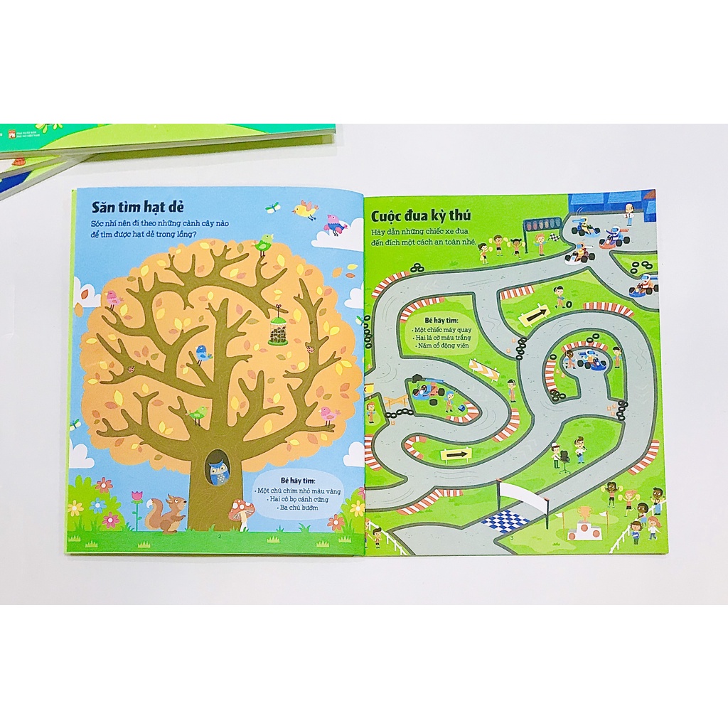 Sách - Combo Mê cung phát triển tư duy tập 1,2,3,4, du hành vũ trụ, khám phá thế giới vizi books
