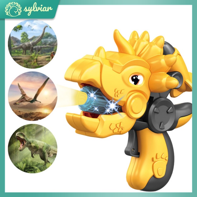 Đồ Chơi Máy Chiếu Khủng Long Hoạt Hình Mini Có Đèn Và Âm Thanh Cho Bé
