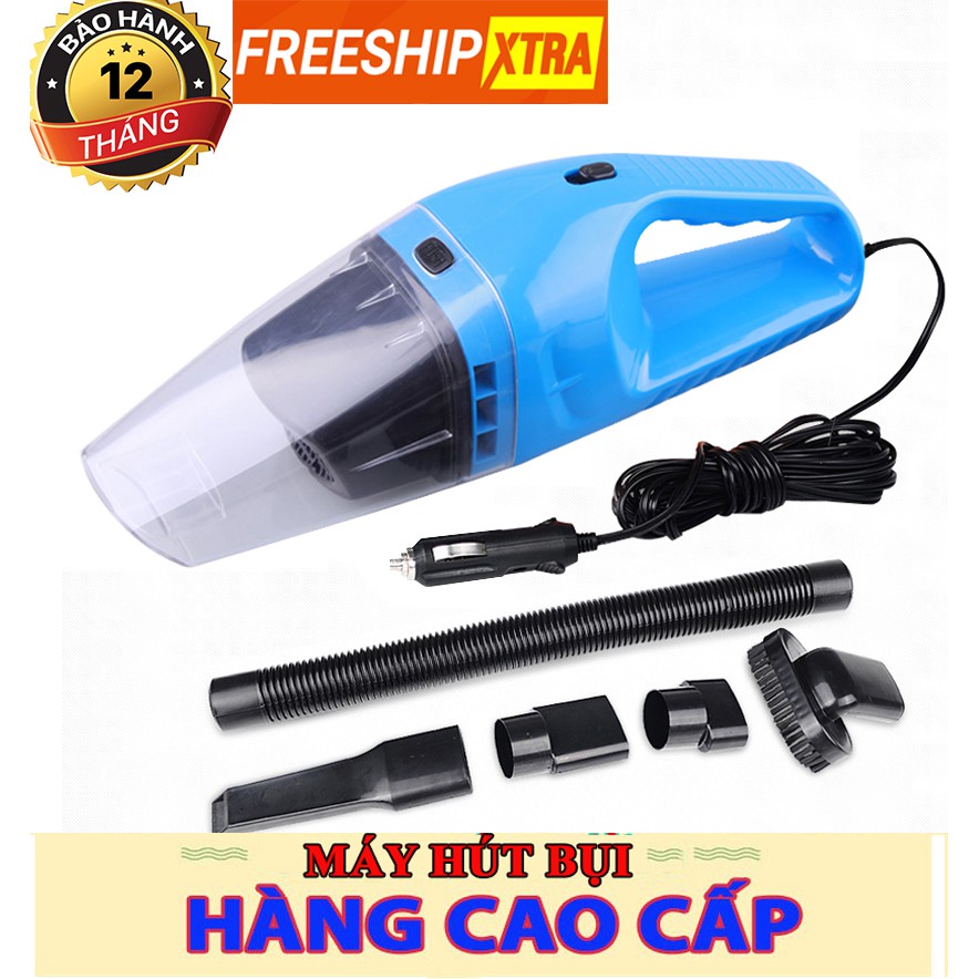 Máy hút bụi ô tô cầm tay⚡️FREESHIP⚡️máy hút bụi cầm tay mini 120w Cao Cấp | Bảo Hành 1 Năm tặng kèm 5 phụ kiện