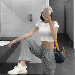 ÁO CROPTOP BASIC TAY NGẮN [GEMI SHOP]