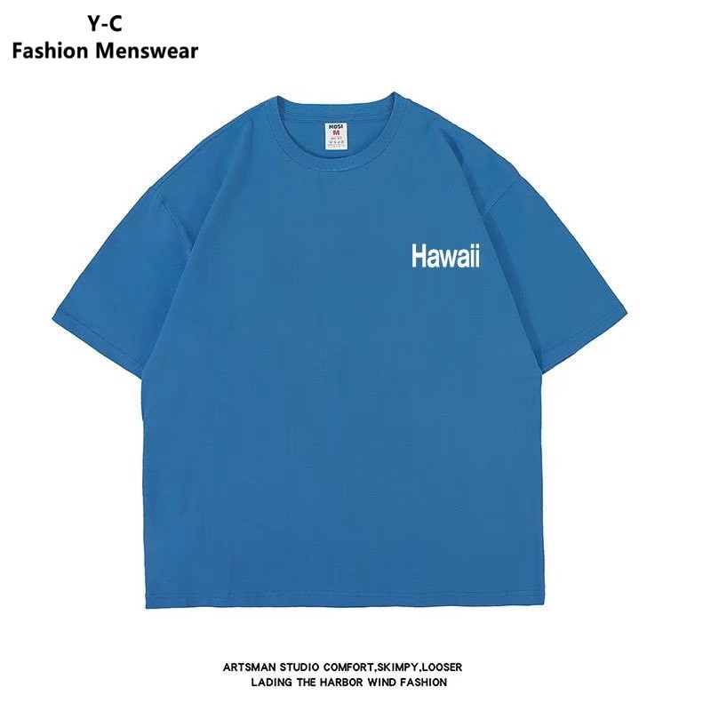 Áo Thun Tay Ngắn Cổ Tròn In Chữ Thoải Mái Thời Trang Cho Nam