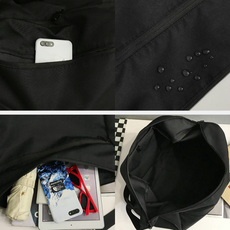Túi đeo chéo bằng vải nylon sức chứa lớn phong cách ulzzang Hàn Quốc dành cho nam
