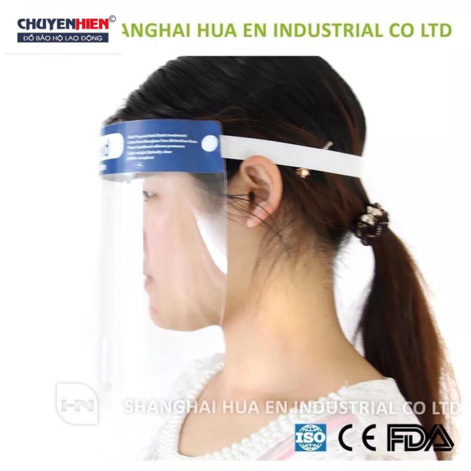 Mạng che mặt phòng dịch, kính chống giọt bắn y tế faceshield