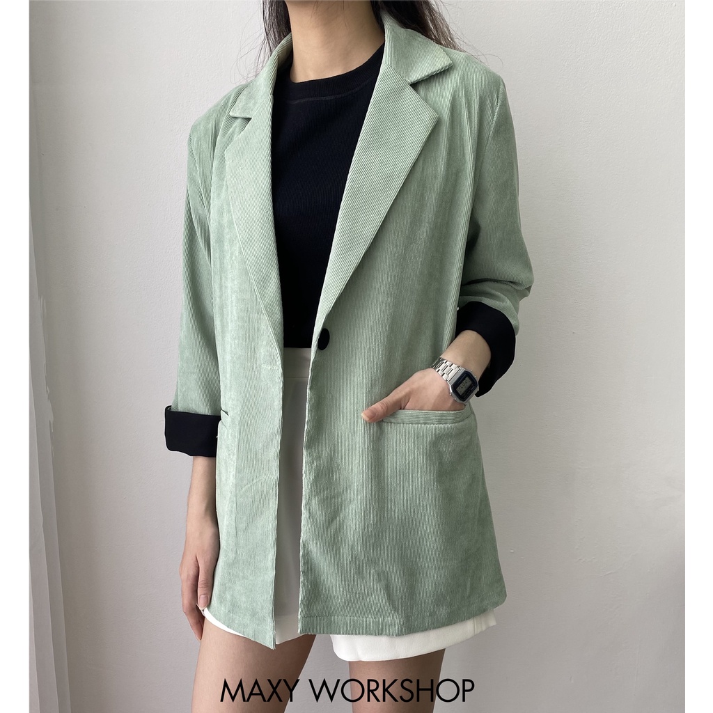 Tổng hợp áo khoác blazer phong cách Hàn Quốc Maxy Workshop