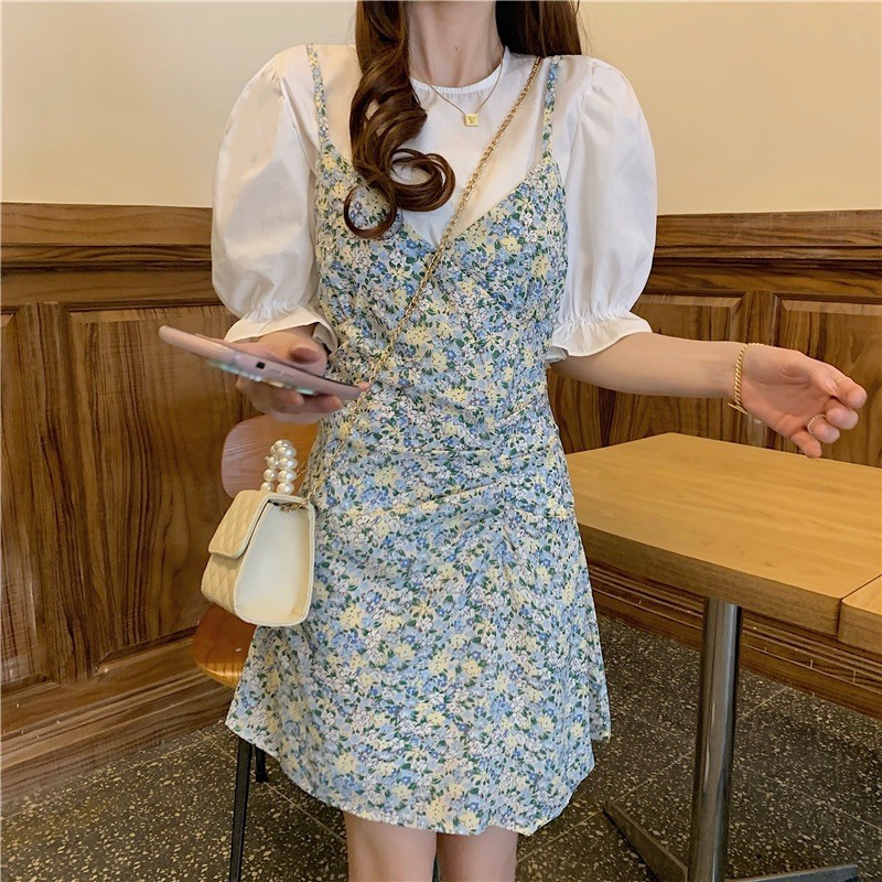 Váy Yếm Midi Dress