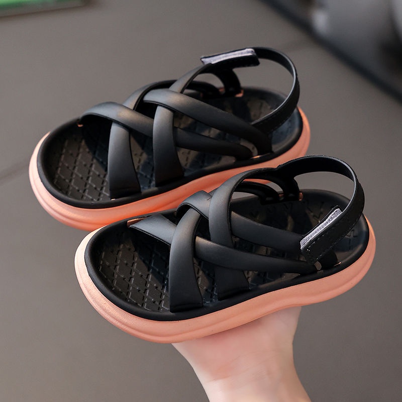 Giày Sandal Đế Mềm Cỡ Vừa Thoáng Khí Phong Cách Mới 2022 Cho Bé Gái