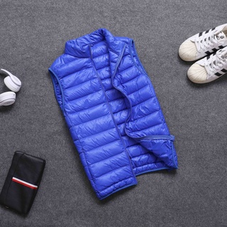 現貨▲批發價  新品特惠反季特賣冬裝輕薄款羽絨服男馬甲夾克背心短款修身休閒大碼羽絨服
