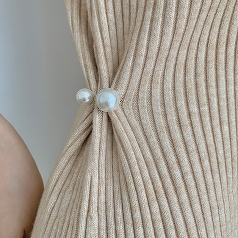 3Pcs Women Fashion Double Pearl Brooch/ Personality Clothes jacket Brooch Pin/ Lapel Hat Collar Jewelry