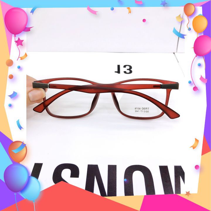 Kính Thời Trang Gọng Vuông Ưa Nhìn Gọng Siêu Dẻo Phù Hợp Cho Cả Nam Và Nữ Ms:8078