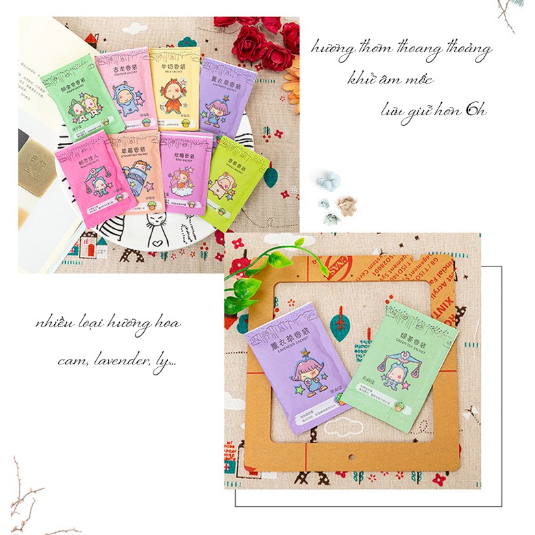 COMBO 5 TÚI THƠM ĐỂ TỦ QUẦN ÁO