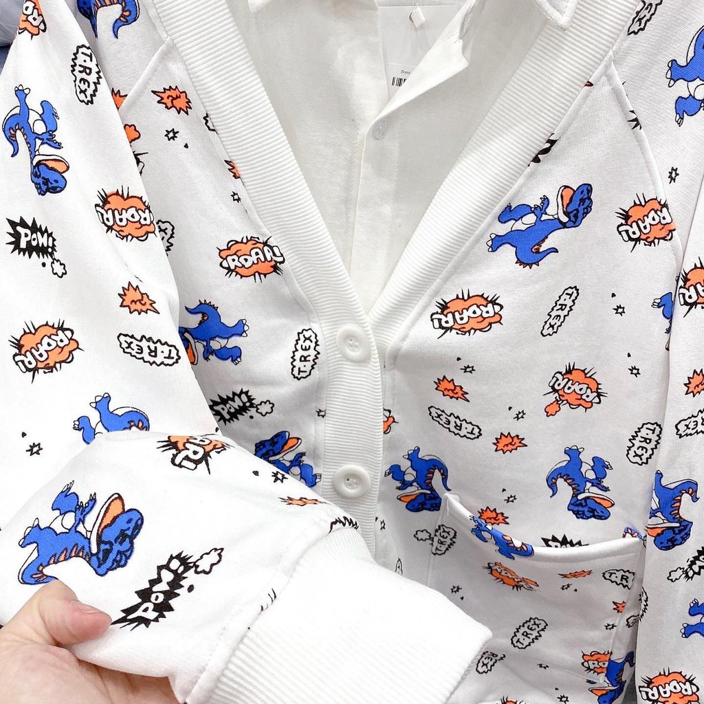 [Ảnh thật] Áo cardigan khủng long nam - nữ | BigBuy360 - bigbuy360.vn