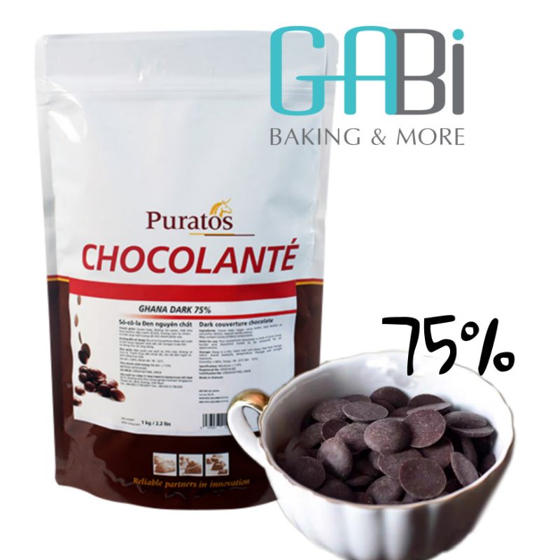 Socola nút 75% , 55% Grand Place 100g