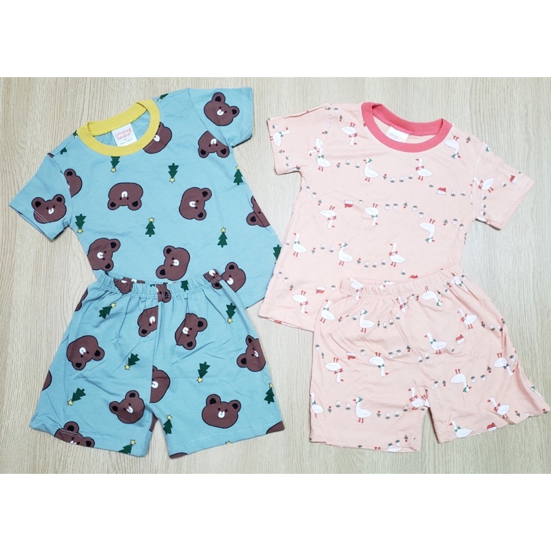 Đồ bộ bé gái mặc nhà 1-5 tuổi/ Bộ quần áo mùa hè cho bé vải xuất Hàn mỏng mát - SGJA