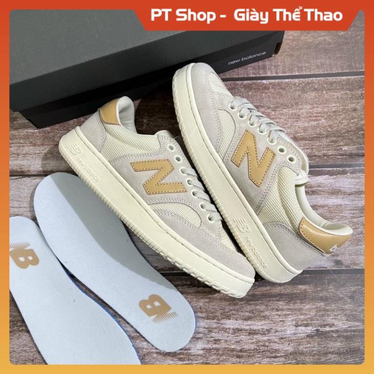 Giày thể thao nữ NB 300 đế dày cao cấp,Giày Sneaker  Nb Crt 2.0  Chữ vàng đồng