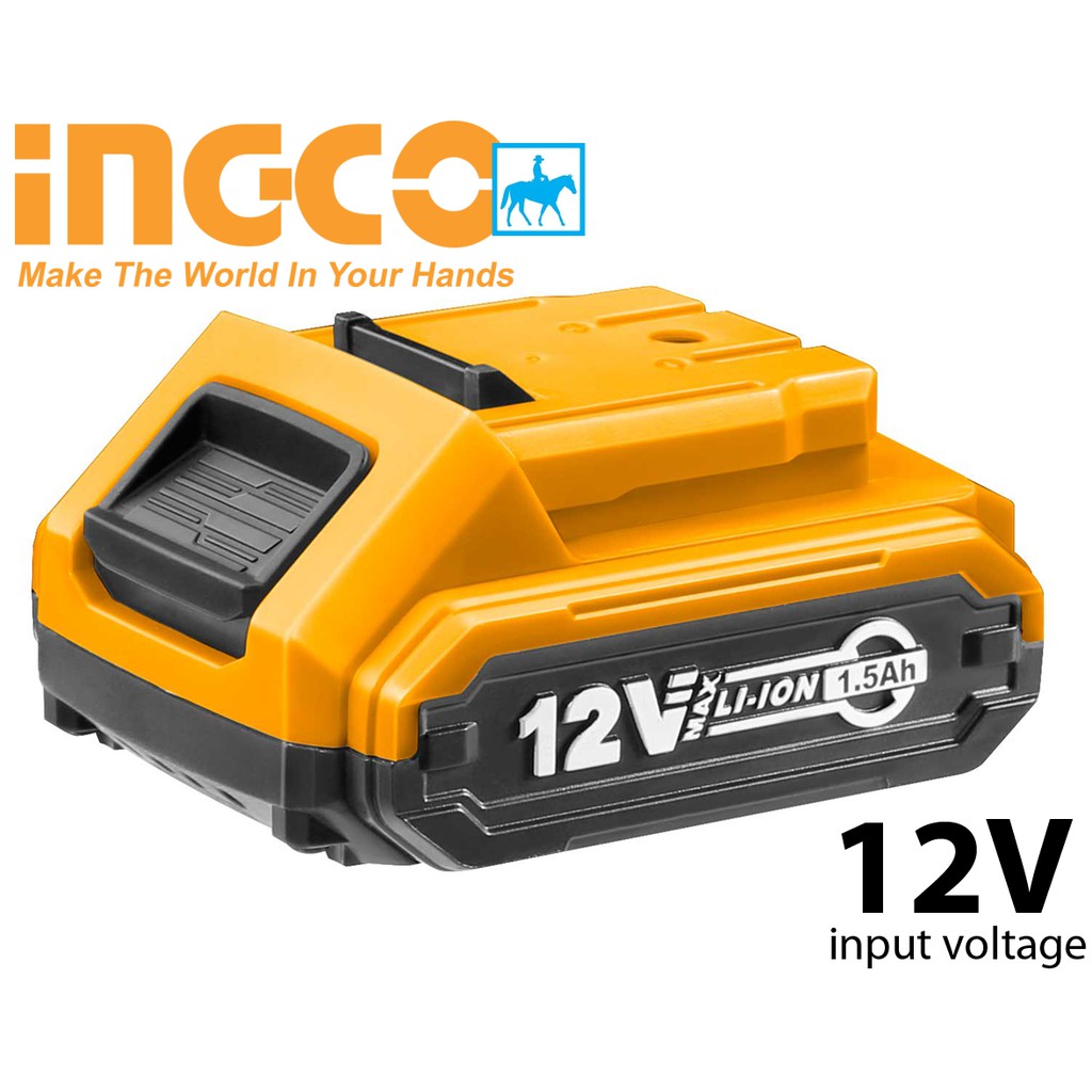 INGCO Pin Sạc 12V 1.5Ah LI-ION Lithium-ion FBLI12151 Điện Sài Gòn