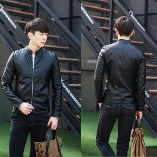 Áo khoát da PU cao cấp cho chàng trai mạnh mẽ hào hoa, Mua ngay