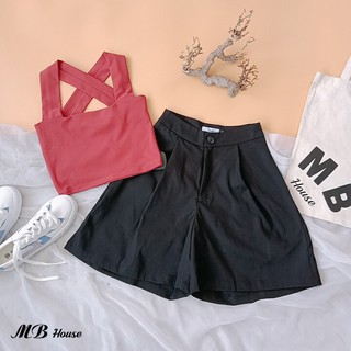 Quần Short Xếp Ly Trước