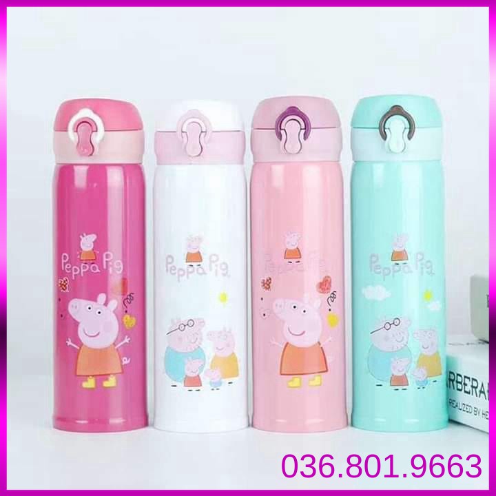 Bình giữ nhiệt hình Heo Peppa