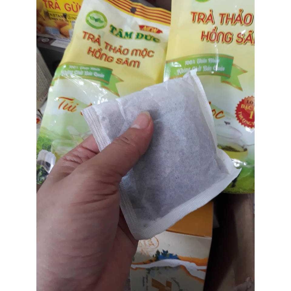 TRÀ THẢO MỘC HỒNG SÂM TÂM ĐỨC ( TÚI LỌC)