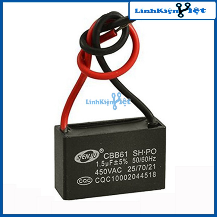 Tụ Quạt 400VAC 50/60Hz 1MF