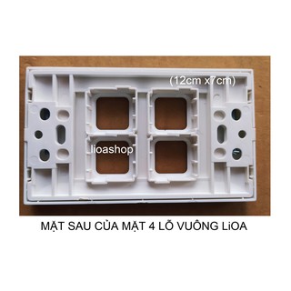 MẶT 4 LỖ VUÔNG LiOA.